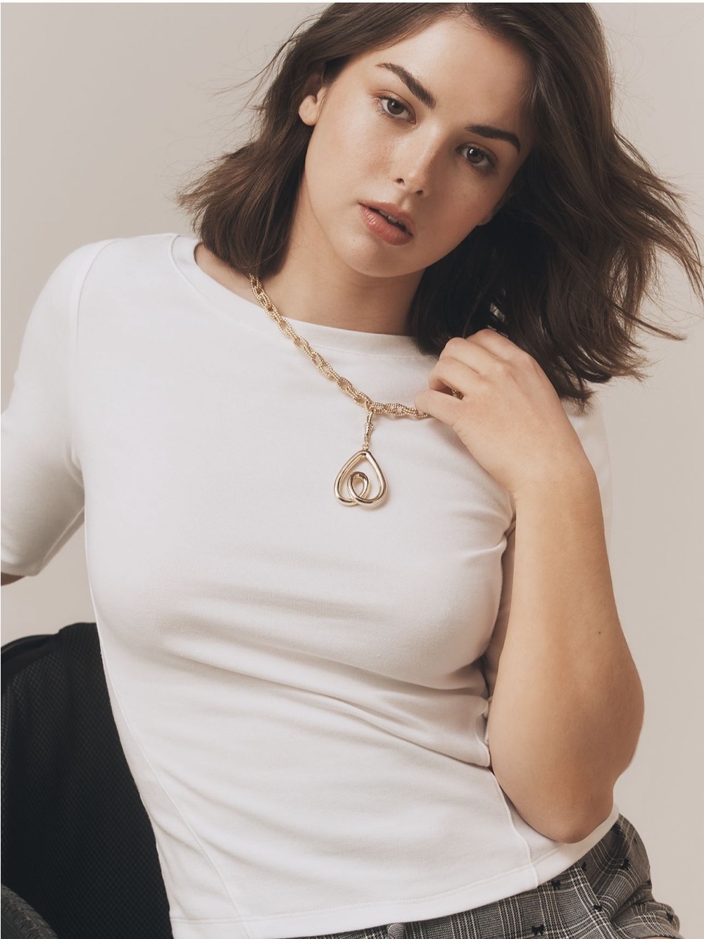 Maeve Cotton 3/4 Sleeve Tee